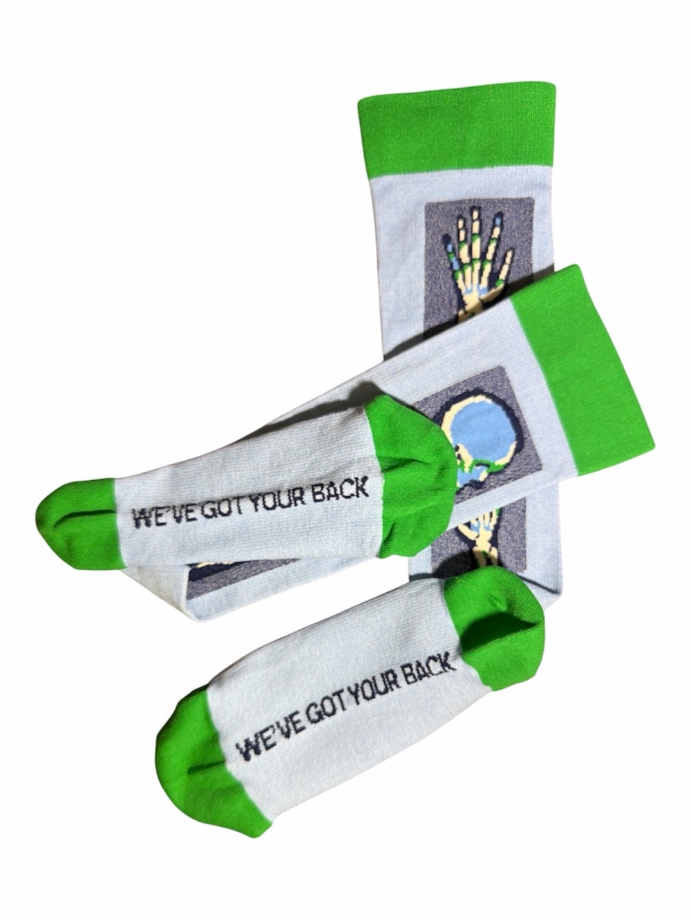 🆕FIGS Healthcare “We’ve Got Your Back” compression socks - women’s, size medium - Picture 3 of 9
